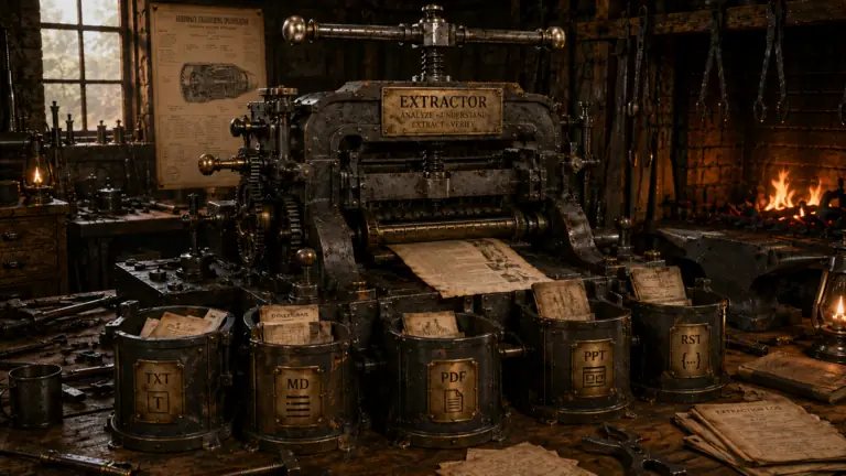 extractor — What if extraction had no knobs to mislead you with?